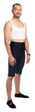 Style 614L, Men's High Waist Compression Shorts -  Layer with Stockings