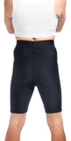 614S, Men's High Waist Compression Shorts  -  Layer Over Stockings