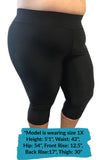 613,  Short Compression Capris By Wear Ease®, for the Petite Figure, 5'4" and under