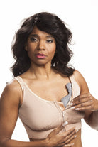 Wear Ease Compression Bra holds Swell Spot in place.
