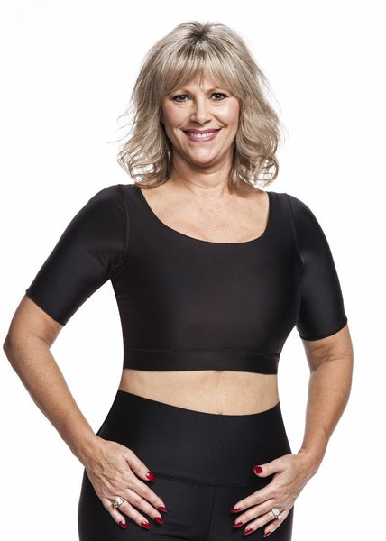 Compression crop top deals