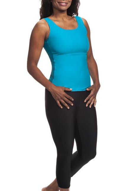 Compression Cami in Teal.