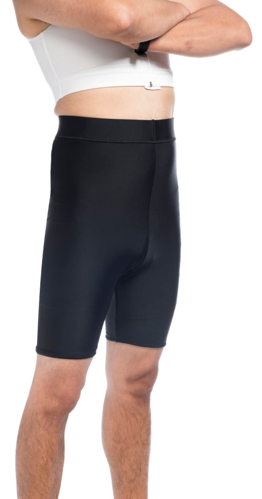 614S, Men's High Waist Compression Shorts - Layer Over Stockings – Wear  Ease, Inc.