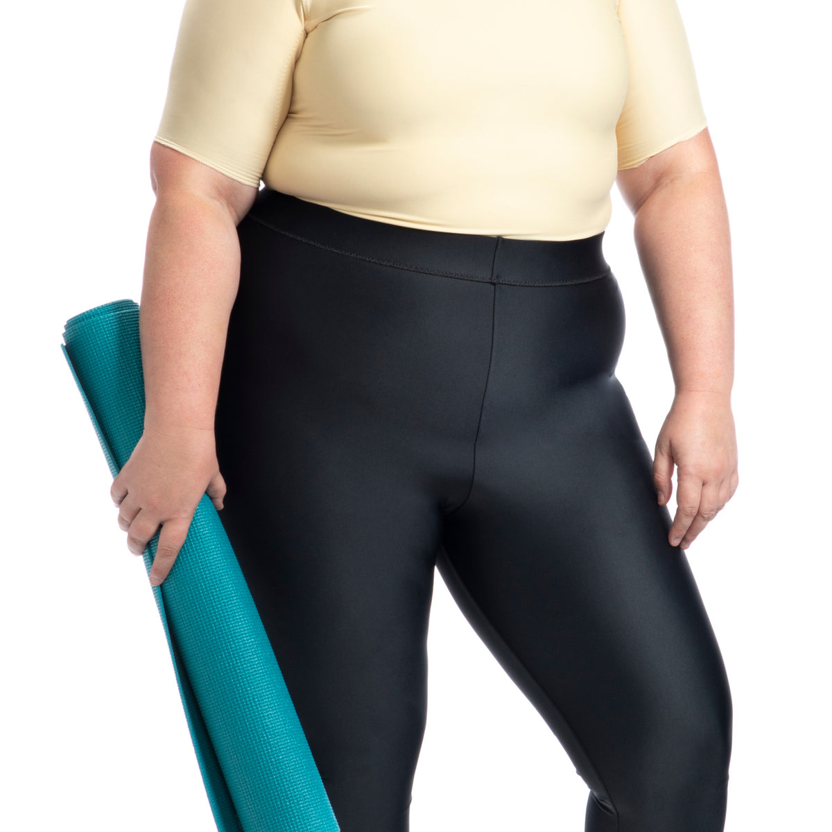 Style 615, High Waist Compression Capri - Great for Layering With Band ...