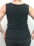 Style 951, Black V-Neck Torso Compression Vest for Relief from Swelling