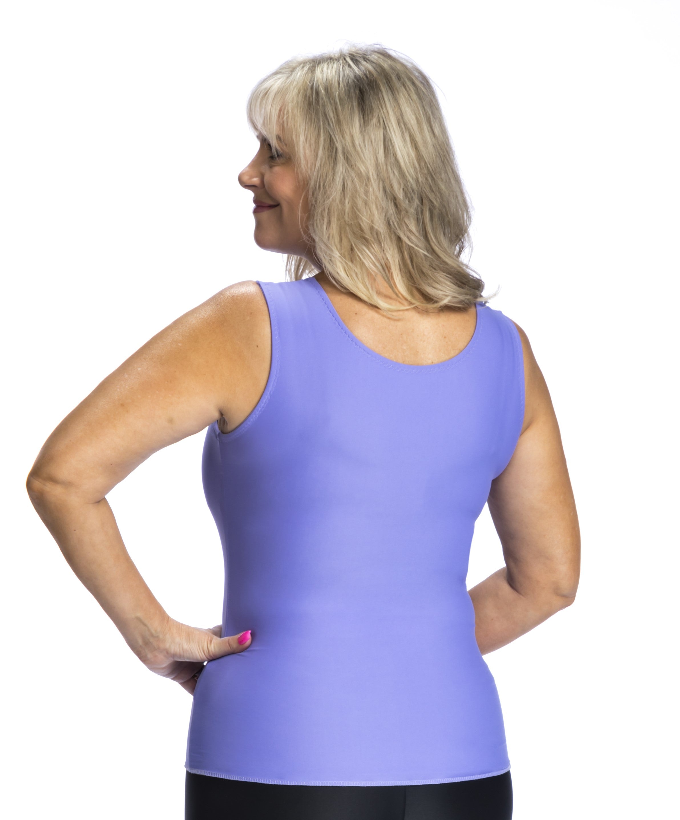 トップス ACLENT Front zip check camisole Adaptive Front Zip Cami | Slick Chicks