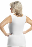 Style 950, White Torso Compression Vest for Relief From Swelling from Edema and Lymphedema