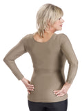 914 Taylor T - Long Sleeve, Seamless Front, Pocketed - Beautiful Colors!