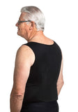 Men's V-Neck Torso Compression Vest - Designed to treat mild edema and lymphedema
