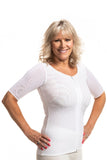 960 Andrea Compression Shirt with Sleeves and Sewn in Axilla Pads